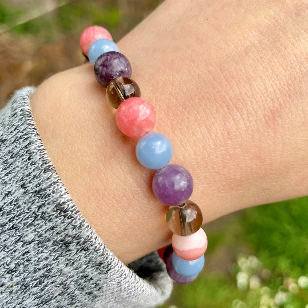 Bracelet de perles de soutien au deuil et à la perte Olivenorma