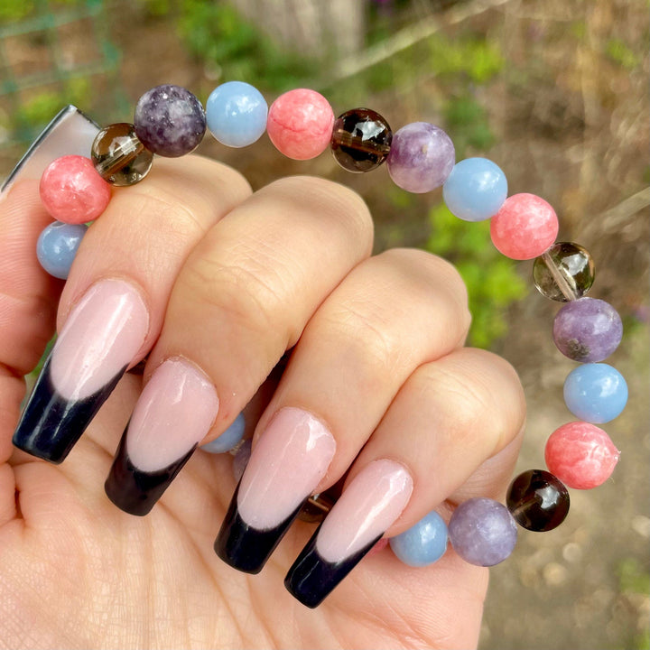 Bracelet de perles de soutien au deuil et à la perte Olivenorma