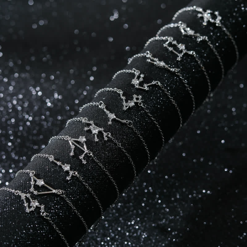 Bracelet astrologique Olivenorma avec douze constellations