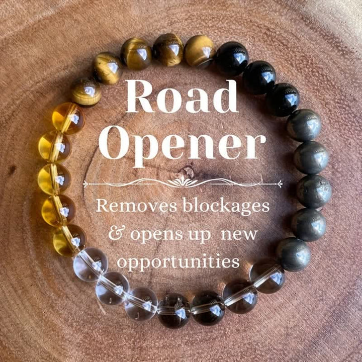 Bracelet en perles de pierre naturelle Olivenorma « Road Opener »