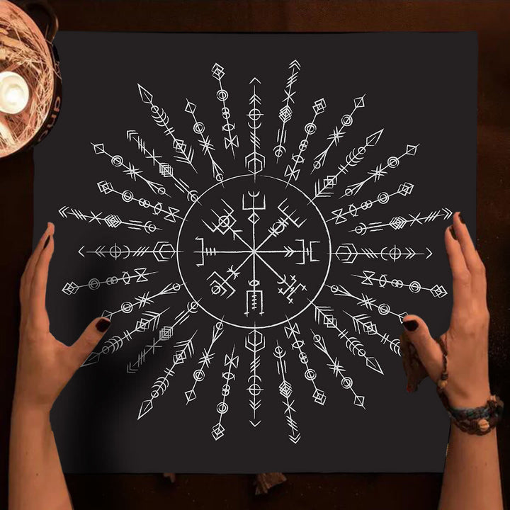 Tapisserie d'autel Olivenorma Arbre de vie Nappe de tarot