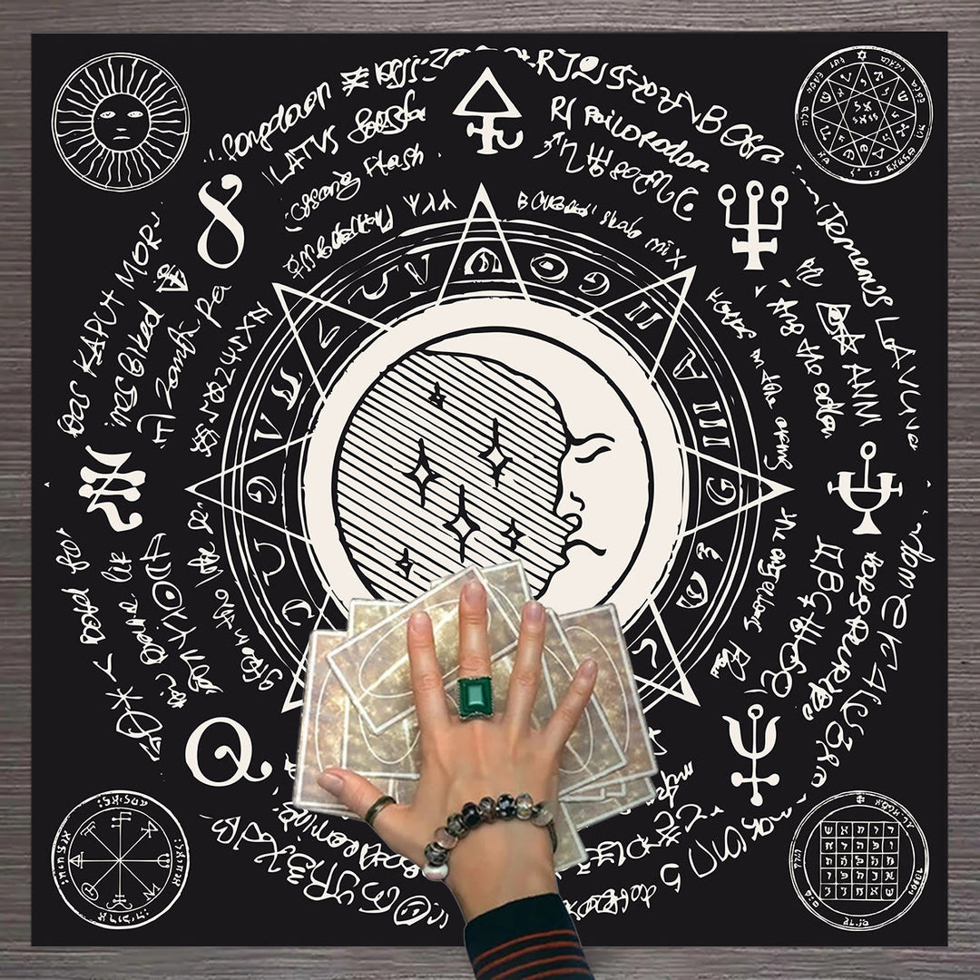 Tapisserie d'autel Olivenorma Arbre de vie Nappe de tarot