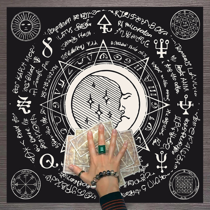 Tapisserie d'autel Olivenorma Arbre de vie Nappe de tarot