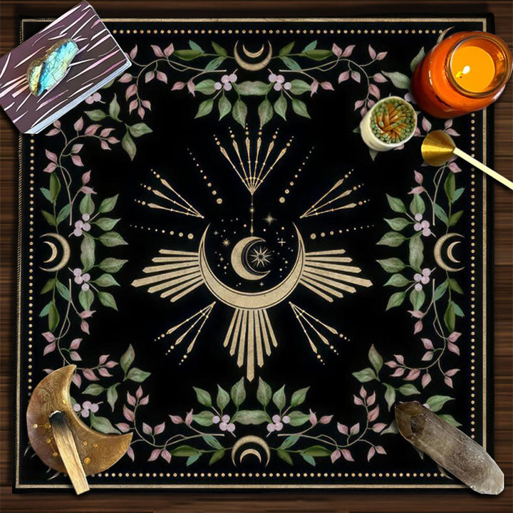 Nappe de Tarot Mystérieuse de l'Arbre Sacré d' Olivenorma Yggdrasil