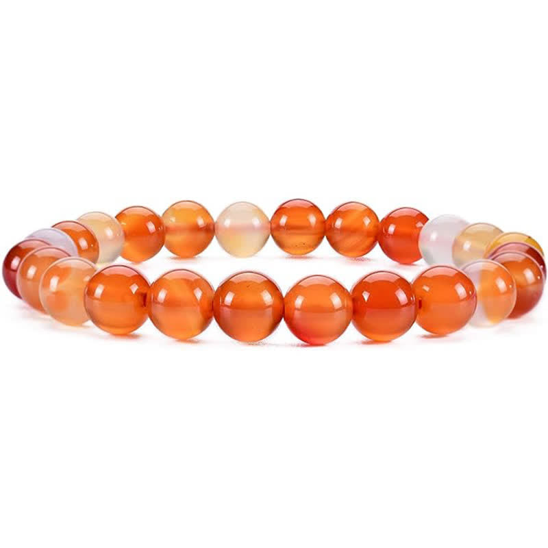 Bracelet Olivenorma en perles de pierre naturelle de 8 mm pour femme et homme