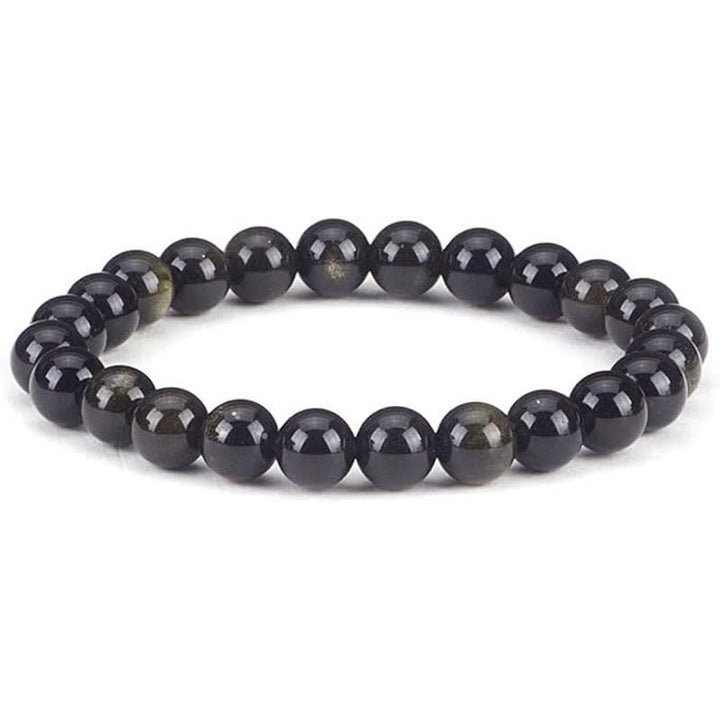 Bracelet Olivenorma en perles de pierre naturelle de 8 mm pour femme et homme