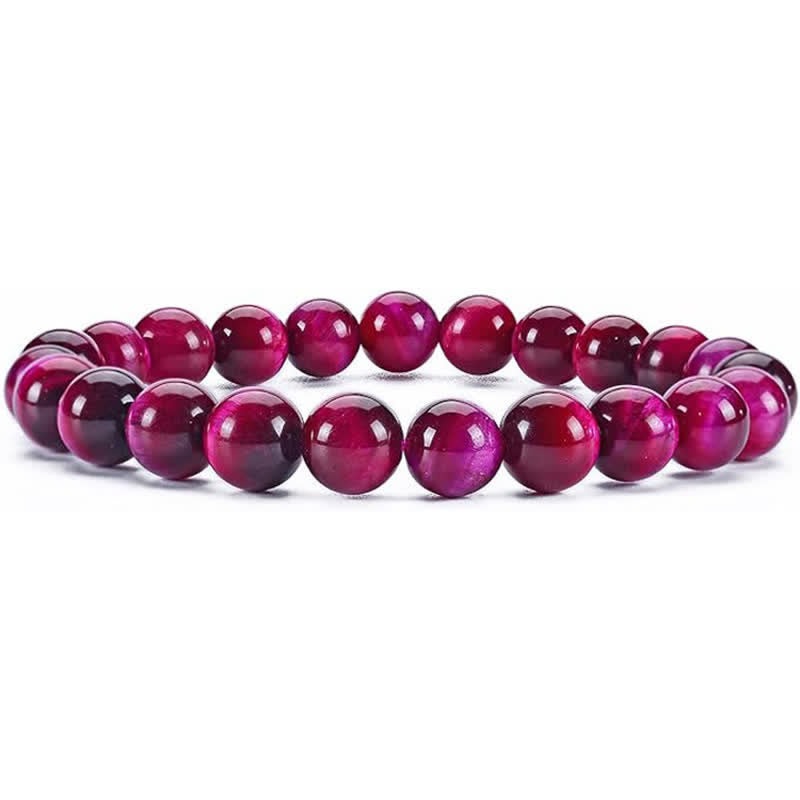 Bracelet Olivenorma en perles de pierre naturelle de 8 mm pour femme et homme