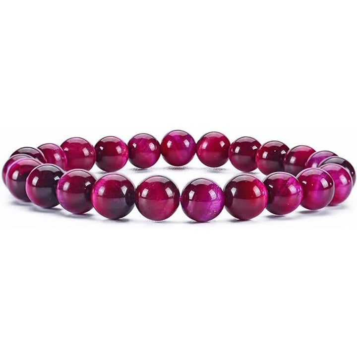 Bracelet Olivenorma en perles de pierre naturelle de 8 mm pour femme et homme