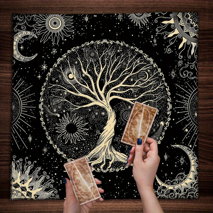 Nappe de tarot divinatoire Arbre de vie Olivenorma