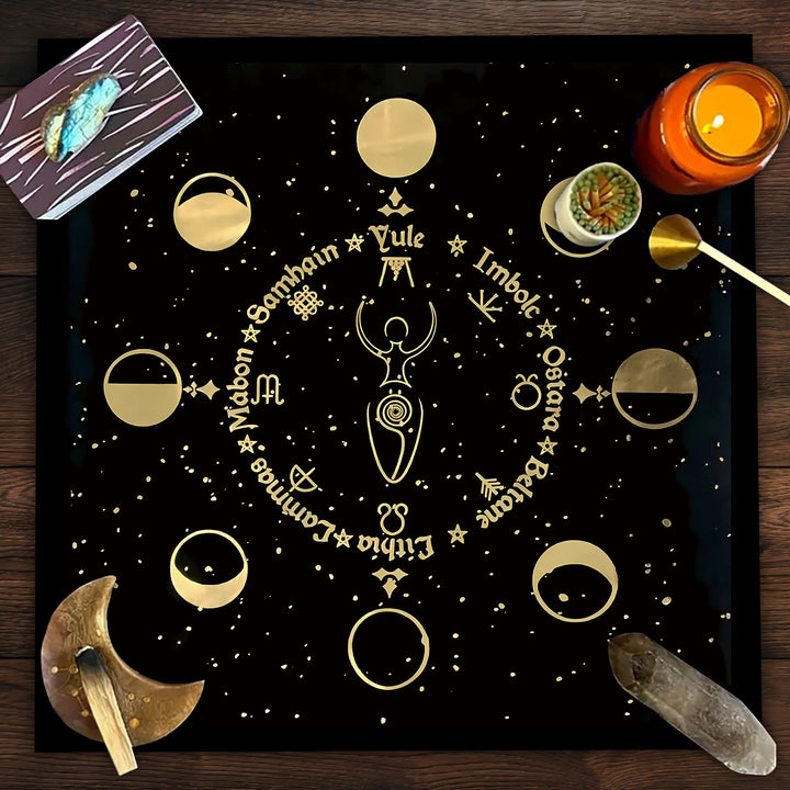 Nappe de tarot signe horoscope astrologique Olivenorma