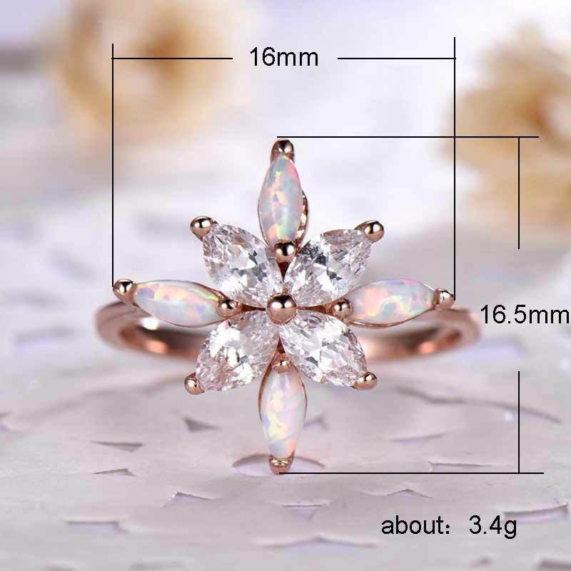 Olivenorma "Le sens de la vérité" - Bague Fleur Opale