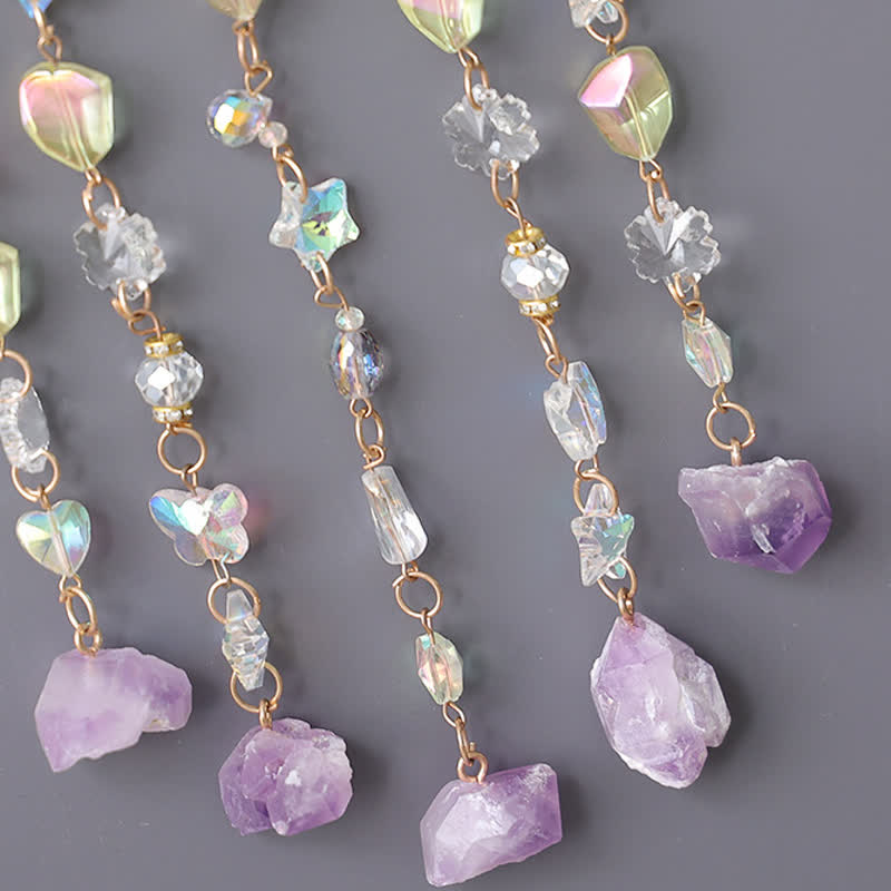 Carillon Olivenorma attrape-soleil en lépidolite Olivenorma Arbre de Vie