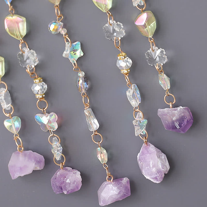 Carillon Olivenorma attrape-soleil en lépidolite Olivenorma Arbre de Vie