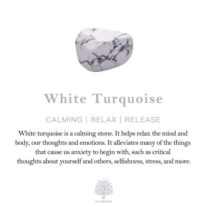 Collier avec pendentif symbole Hamsa en pierre naturelle Olivenorma