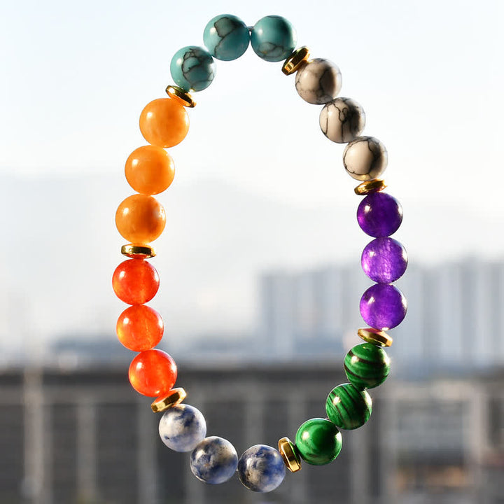 Bracelet de perles chakra Olivenorma