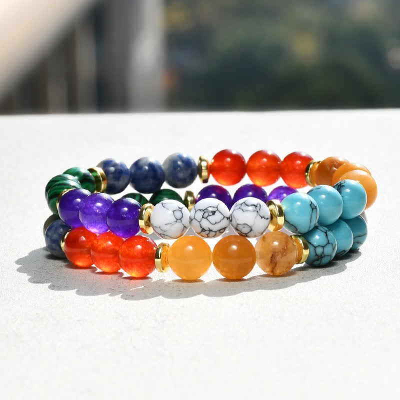 Bracelet de perles chakra Olivenorma
