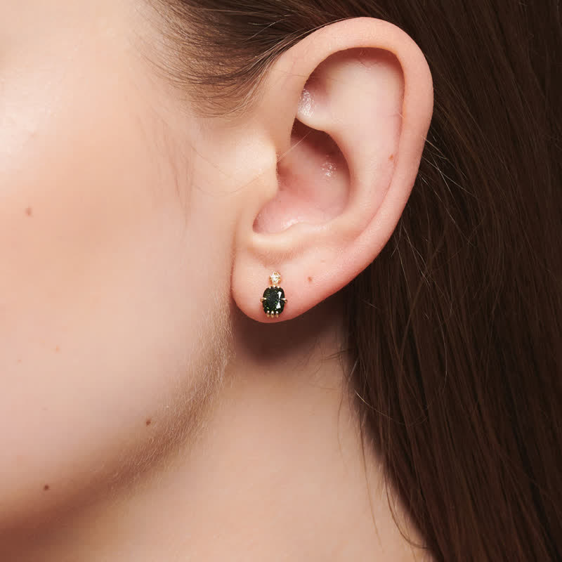 Ensemble de bijoux avec bague et collier en péridot naturel et émeraude Olivenorma