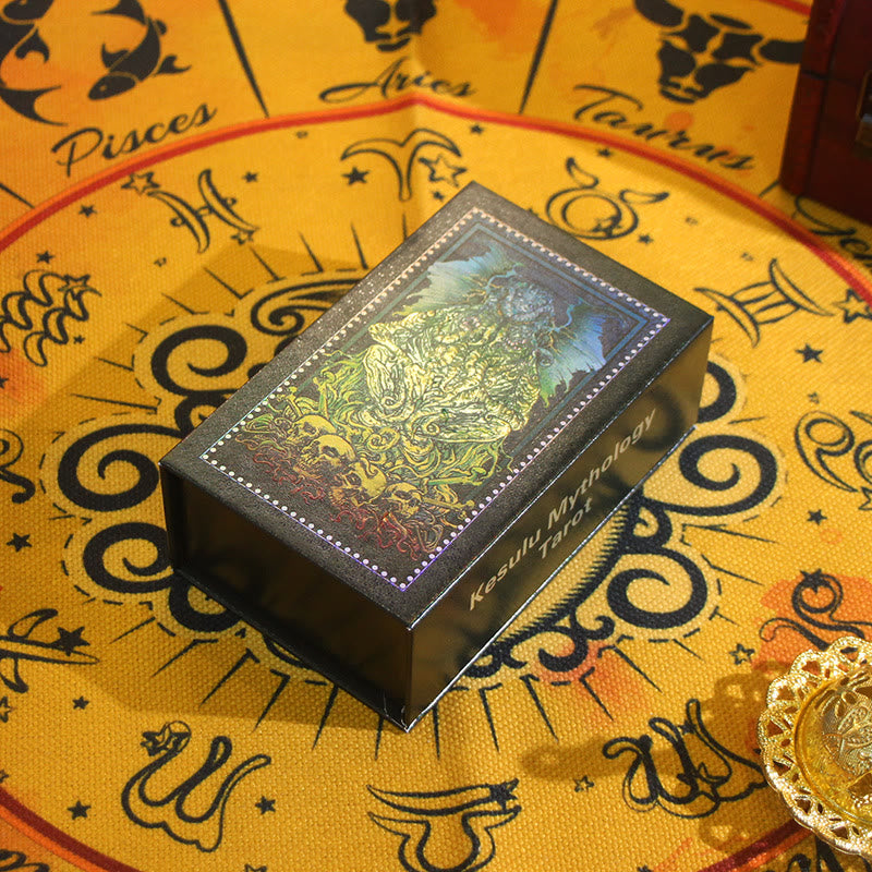 Carte de tarot divinatoire à collectionner Olivenorma Cthulhu Mythos Gold Foil