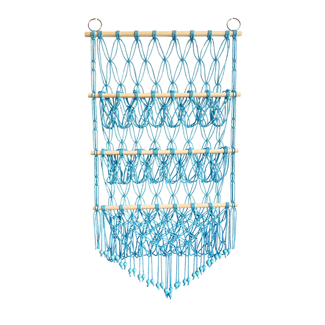 Support de rangement mural pour poupées en corde de coton fait main Olivenorma