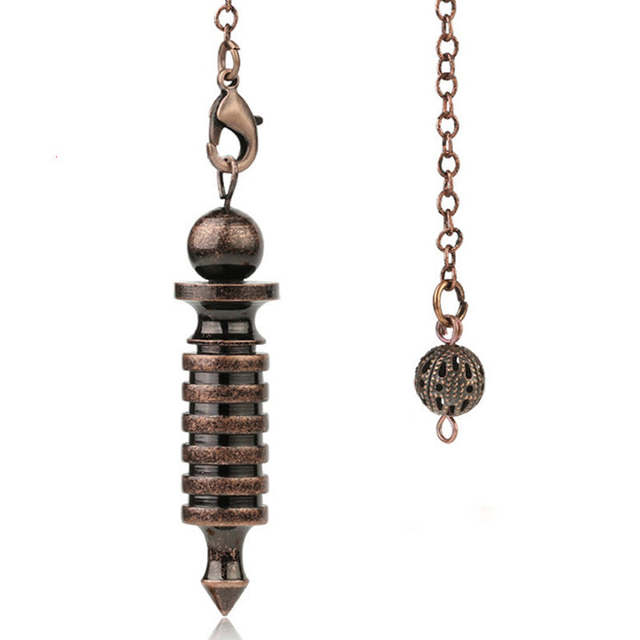Pendule de guérison radiesthésique en métal Olivenorma Double ISIS