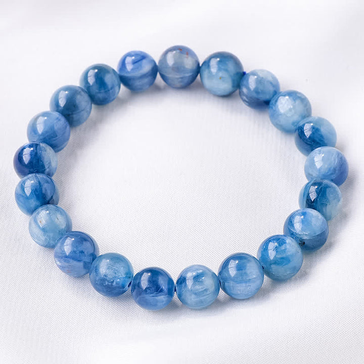 Bracelet en perles de cyanite naturelle Olivenorma 8/9 mm