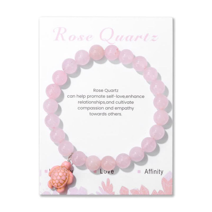 Bracelet pendentif tortue turquoise en pierre naturelle Olivenorma