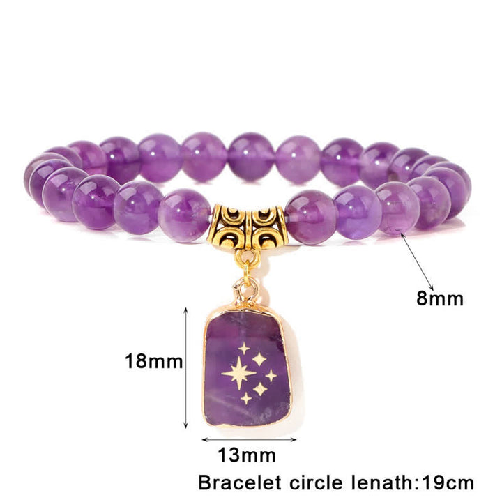 Bracelet pendentif imprimé en perles de pierre naturelle Olivenorma