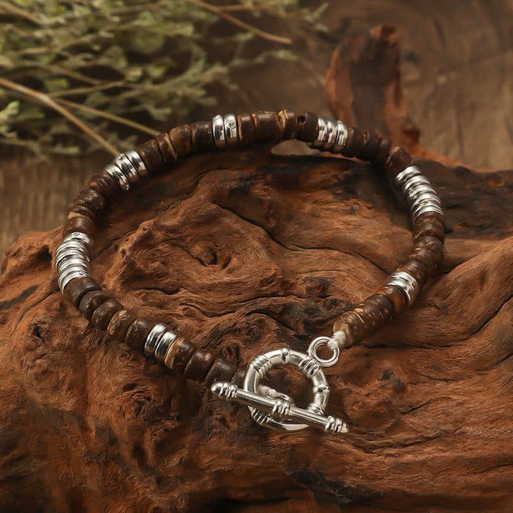 Bracelet de perles turquoise rétro bohème Olivenorma