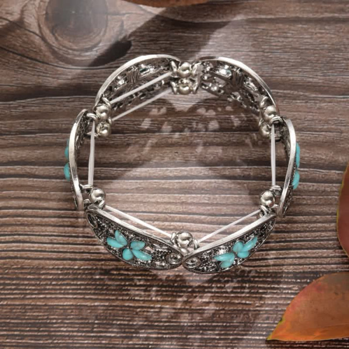 Bracelet en alliage de turquoise naturelle Olivenorma Bohemia