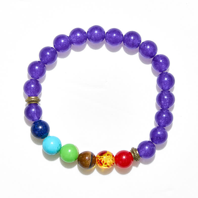 Bracelet Améthyste Chakra Olivenorma