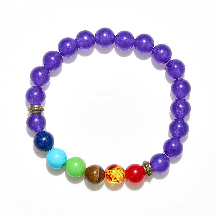 Bracelet Améthyste Chakra Olivenorma