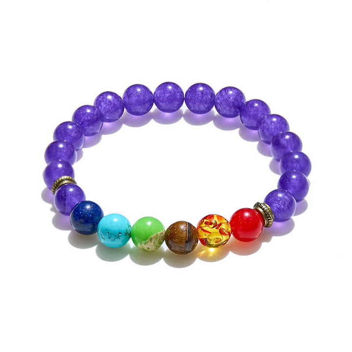 Bracelet Améthyste Chakra Olivenorma