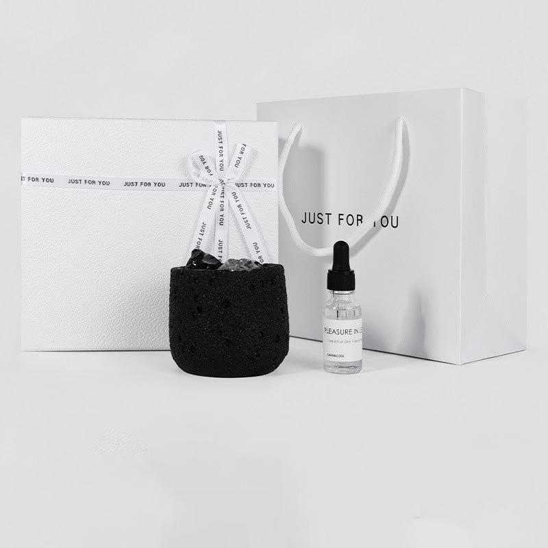 Coffret cadeau diffuseur d'huiles essentielles en cristal Olivenorma Aromathérapie en cristal