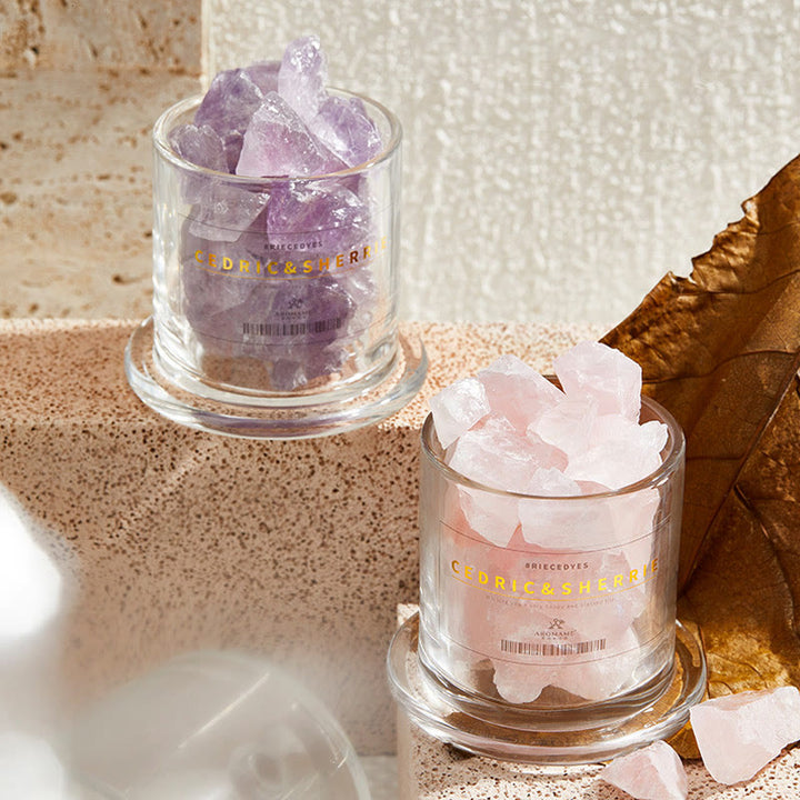 Diffuseur en pierre naturelle Olivenorma avec aromathérapie aux cristaux d'huiles essentielles