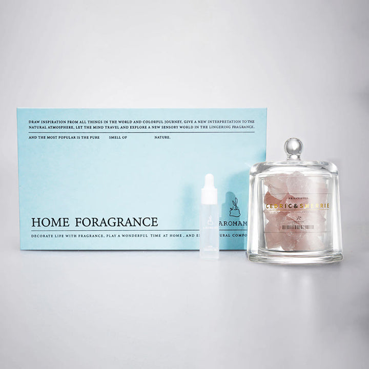 Diffuseur en pierre naturelle Olivenorma avec aromathérapie aux cristaux d'huiles essentielles