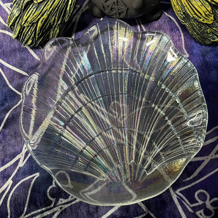 Bougeoir en cristal avec balai de sorcière magique Olivenorma pour décoration de bureau
