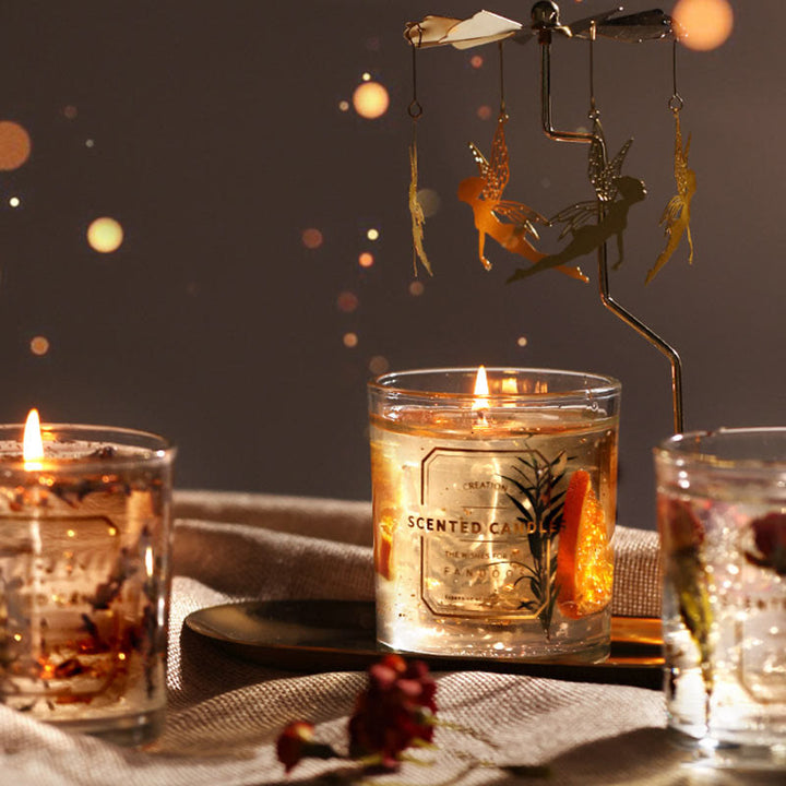 Bougie parfumée en verre Olivenorma pour la Saint-Valentin