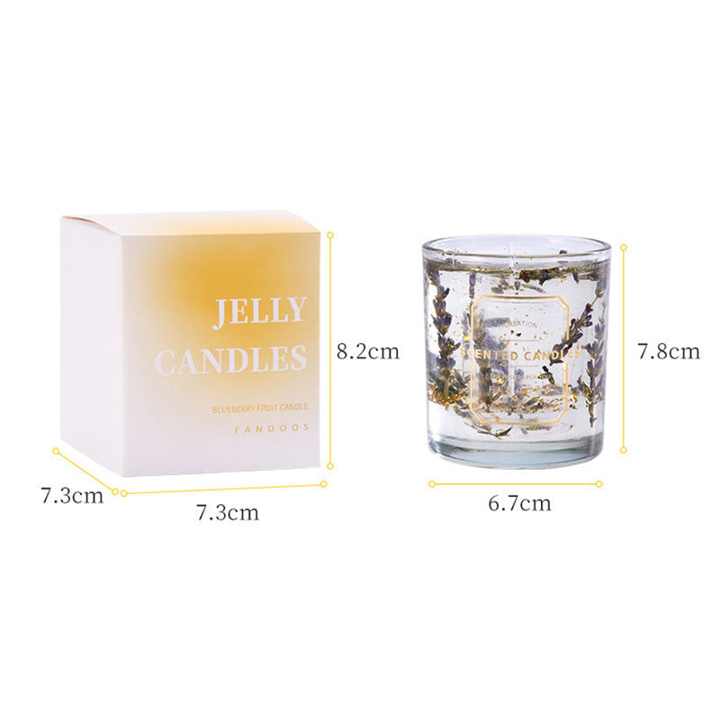 Bougie parfumée en verre Olivenorma pour la Saint-Valentin