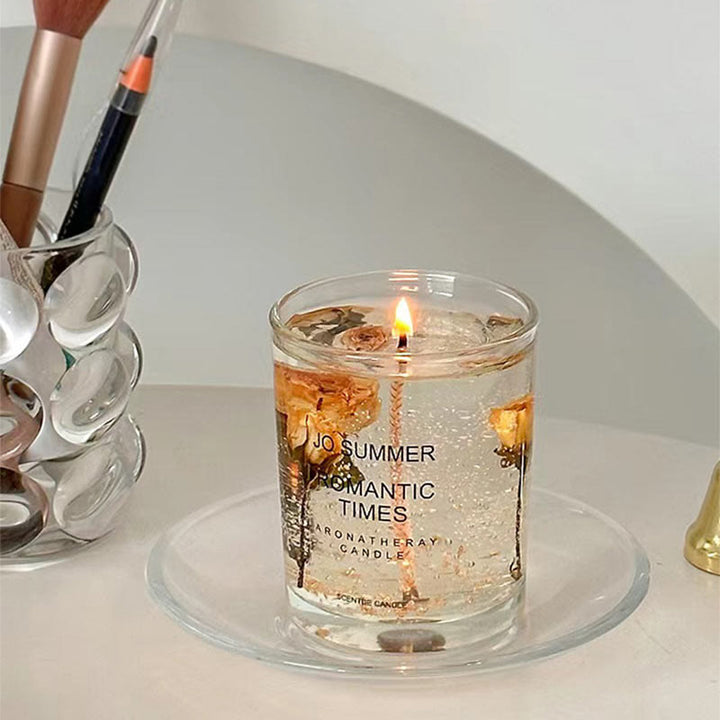 Bougie parfumée en verre Olivenorma pour la Saint-Valentin