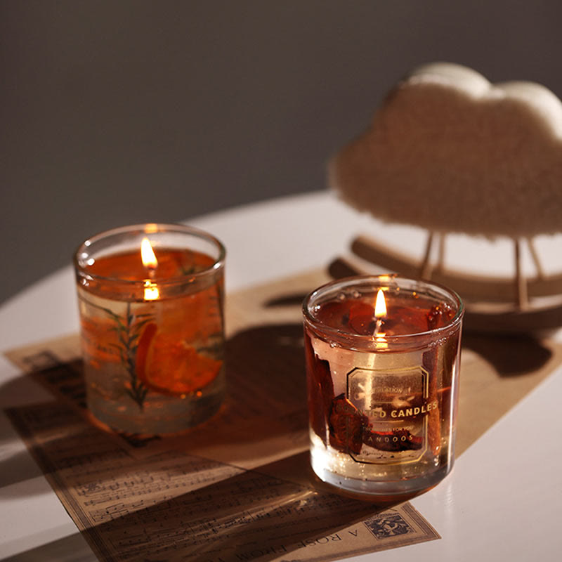 Bougie parfumée en verre Olivenorma pour la Saint-Valentin