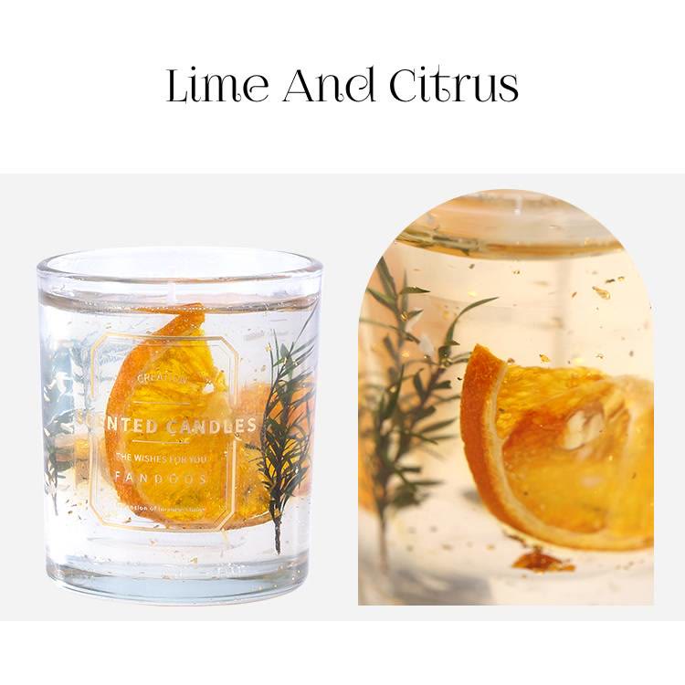 Bougie parfumée en verre Olivenorma pour la Saint-Valentin