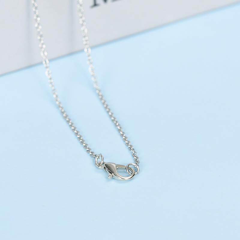 Collier avec pendentif en cristal naturel à double pointe en forme de colonne Olivenorma