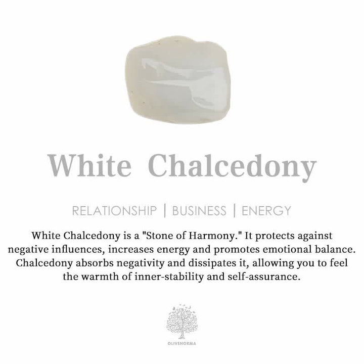 Collier avec pendentif croissant de corne de bœuf en perles de cristal naturel Olivenorma