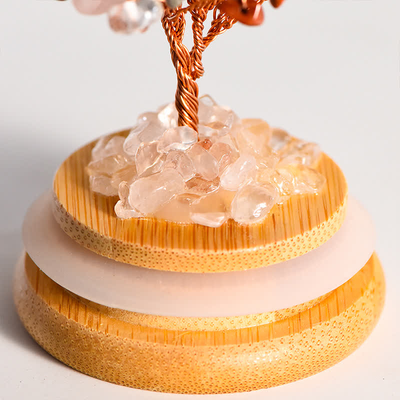 Arbre Feng Shui en gravier de cristal naturel Olivenorma