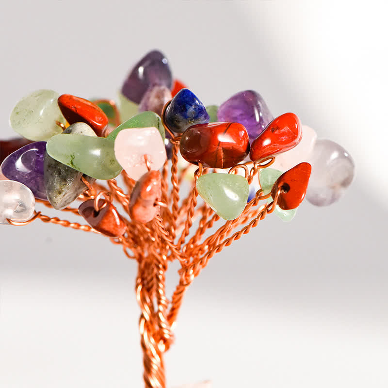 Arbre Feng Shui en gravier de cristal naturel Olivenorma