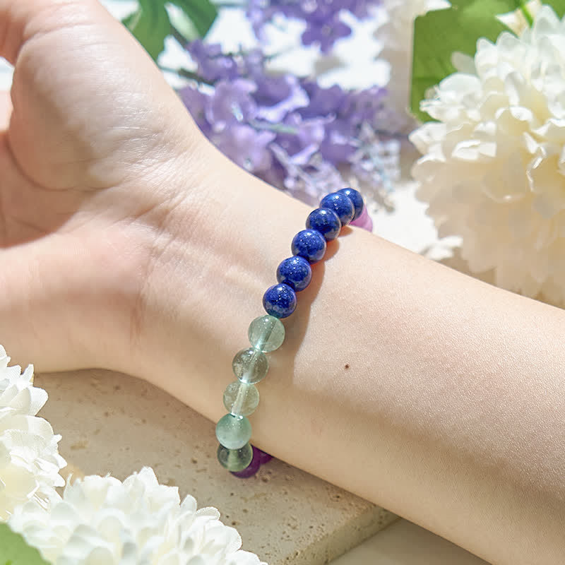 Bracelet pour femme en perles de cristal naturel Olivenorma