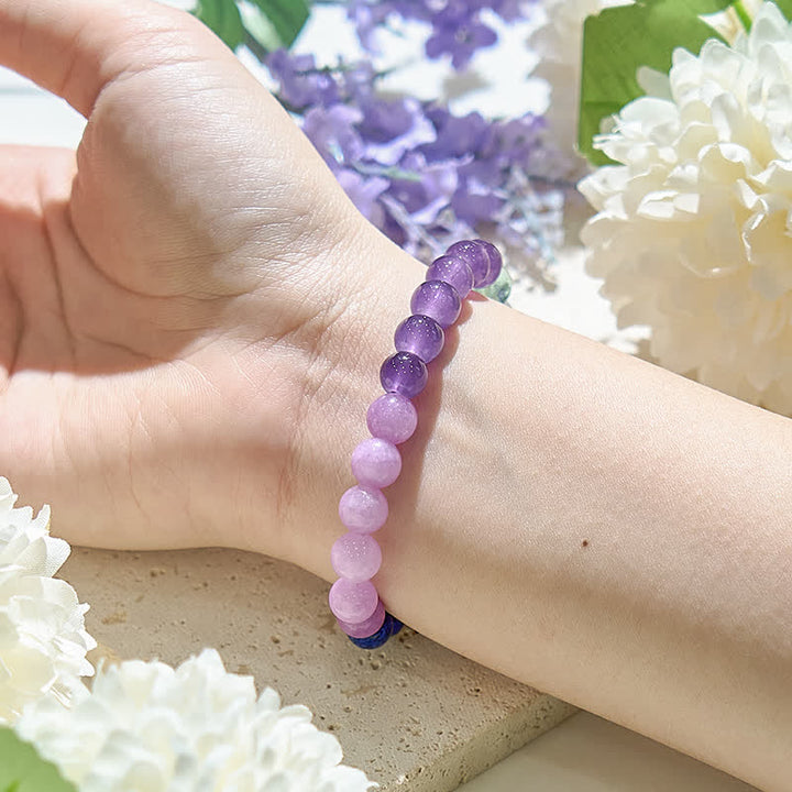 Bracelet pour femme en perles de cristal naturel Olivenorma