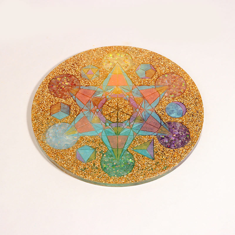 Gamme de cristaux de base de pyramides d'orgone de chakra en cristal naturel Olivenorma