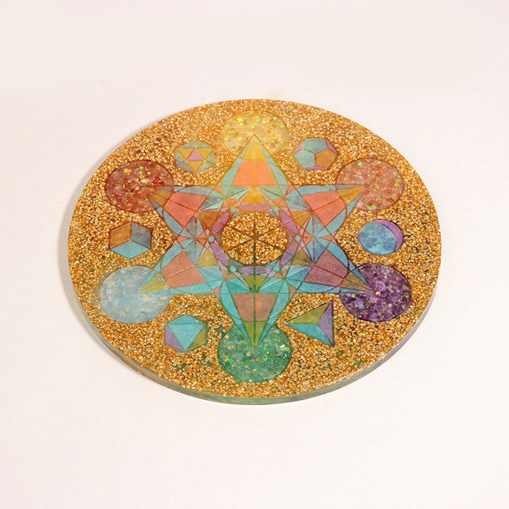 Gamme de cristaux de base de pyramides d'orgone de chakra en cristal naturel Olivenorma