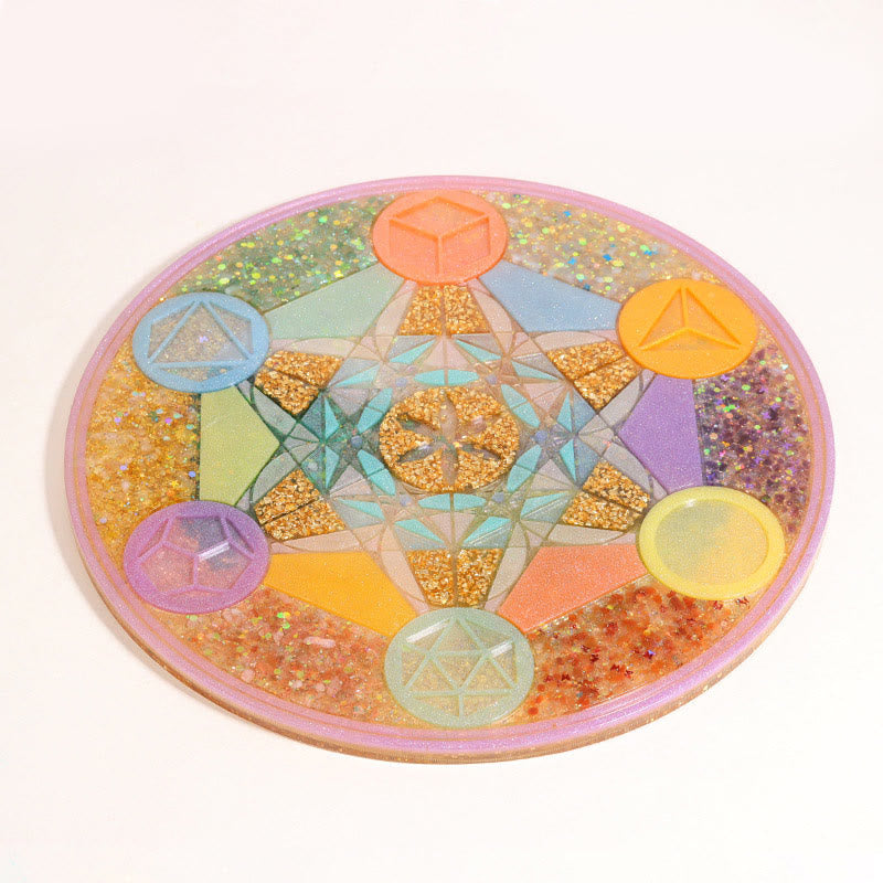 Gamme de cristaux de base de pyramides d'orgone de chakra en cristal naturel Olivenorma